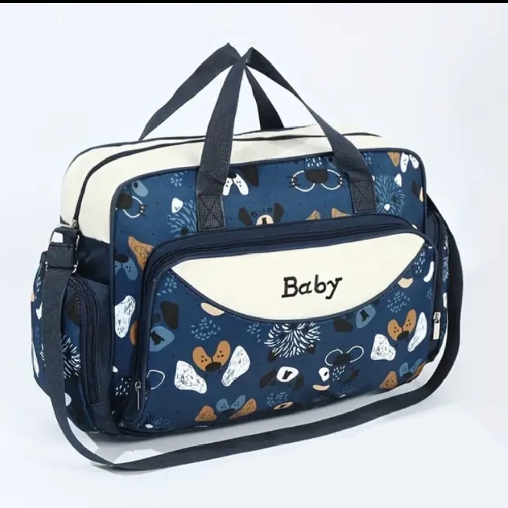 Stylish Blue Baby Diaper Bag